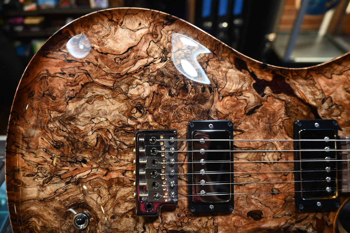 PRS Private Stock DGT Spalted Maple - Natural Guitar #11680