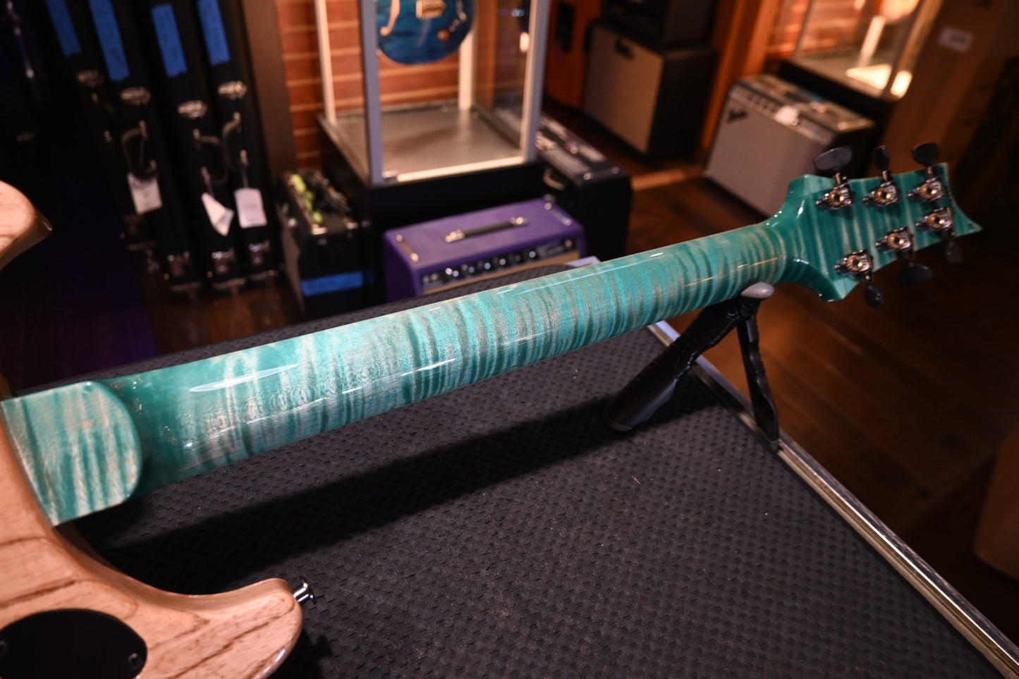 PRS Wood Library McCarty 594 Semi-Hollow Danville Music 35th Anniversary Artist Top - Bahamian Blue Guitar #8200 - Danville Music