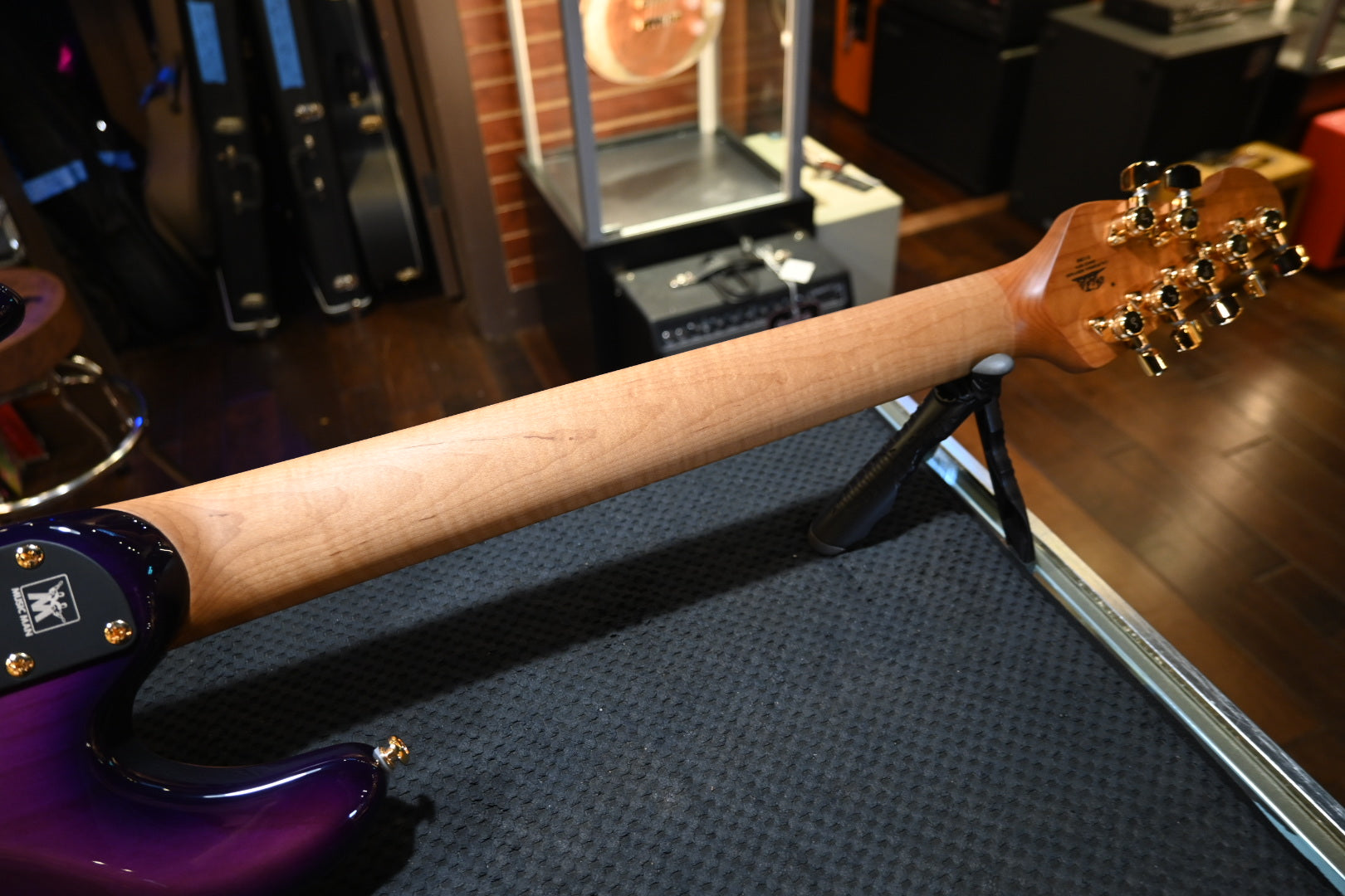 Music Man Jason Richardson 7-String Cutlass - Majora Purple Guitar #1268 - Danville Music