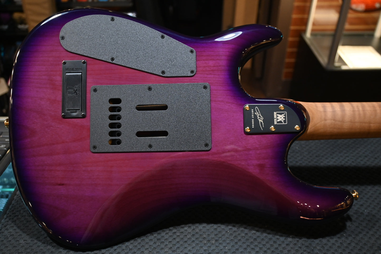 Music Man Jason Richardson Signature Cutlass - Majora Purple Guitar #0000 - Danville Music