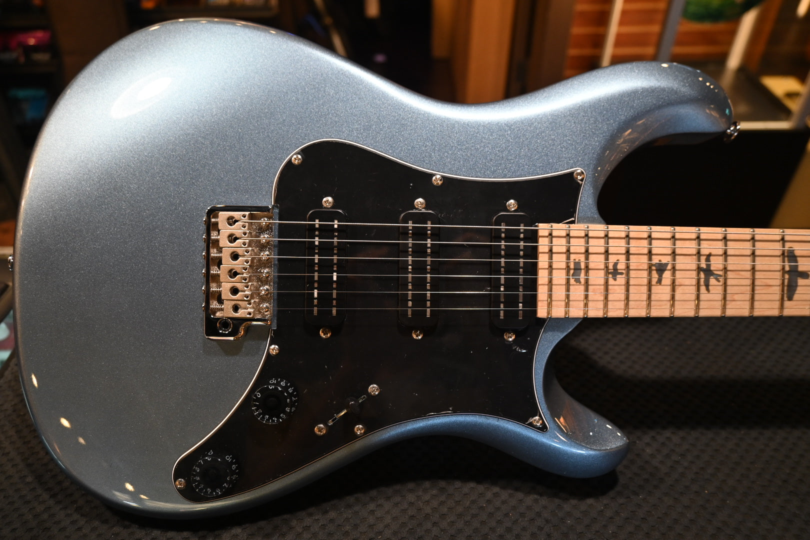 PRS SE NF3 Maple Ice Blue Metallic Guitar 8148 | Danville Music