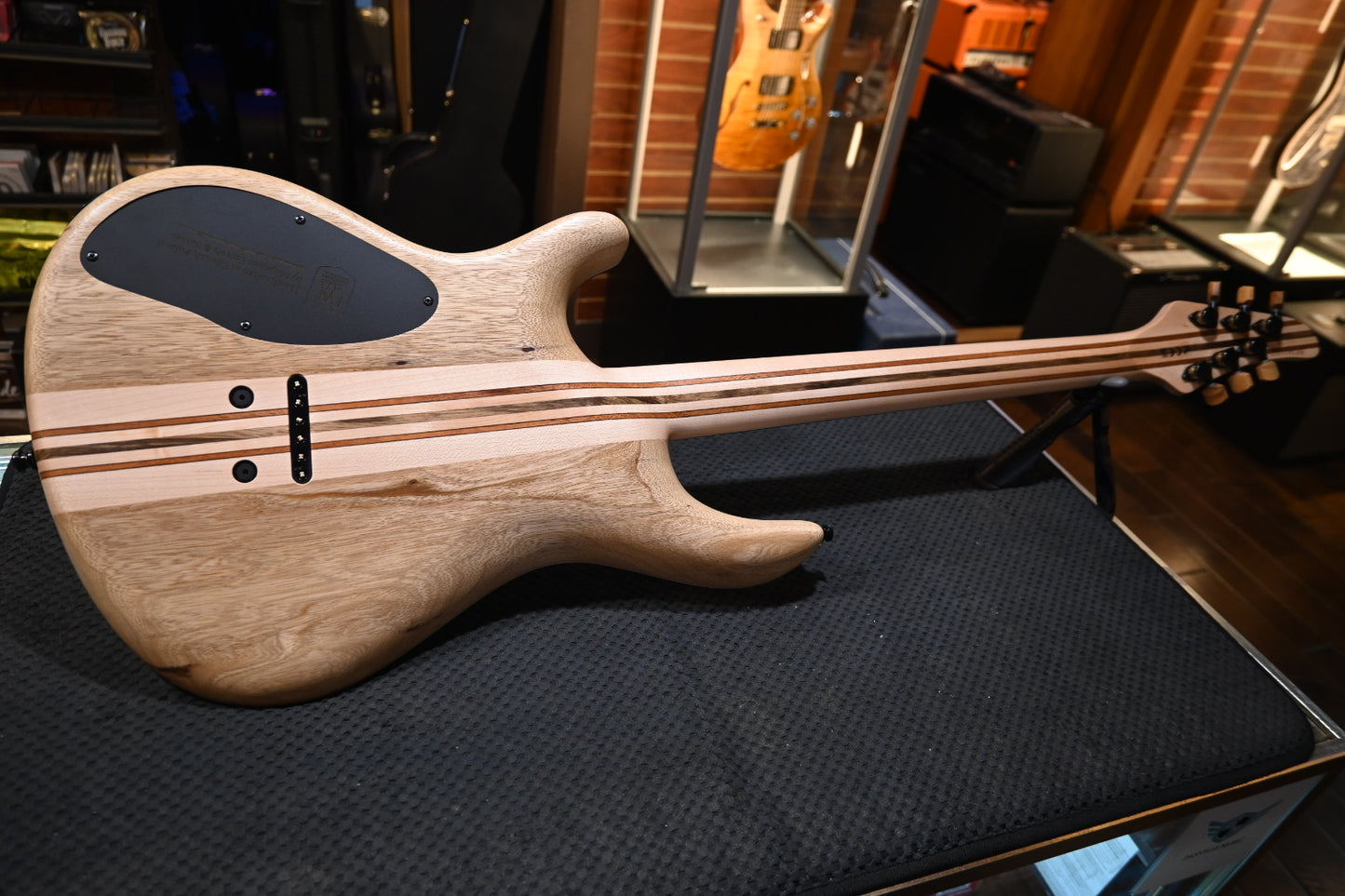 Mayones Regius 6 Custom Burl Maple Master Grade - Light Blue Stirred Resin Top Guitar #1007 - Danville Music