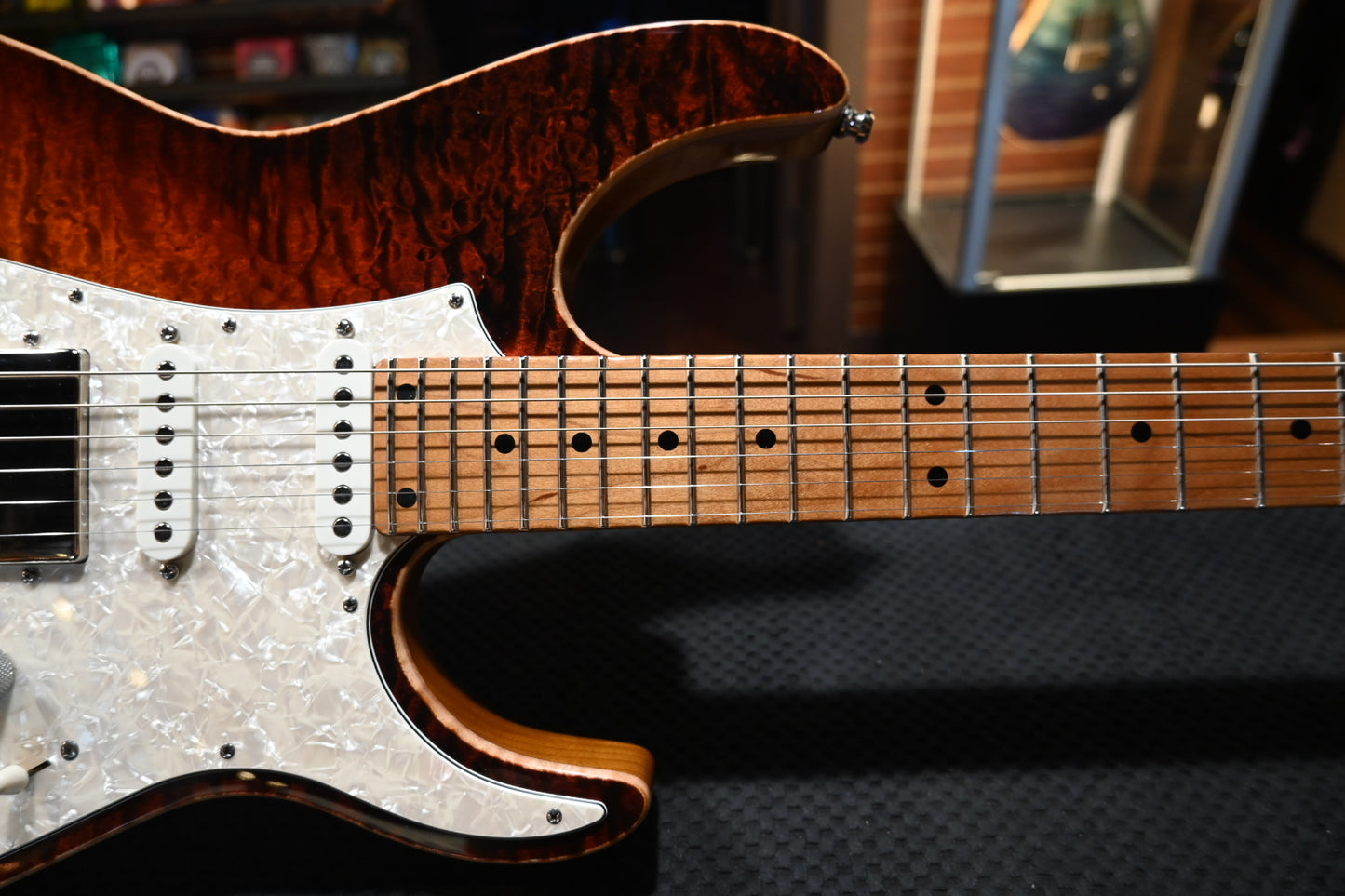 Tom Anderson Guardian Angel 2022 - Fire WakeSurf Guitar #422N - Danville Music