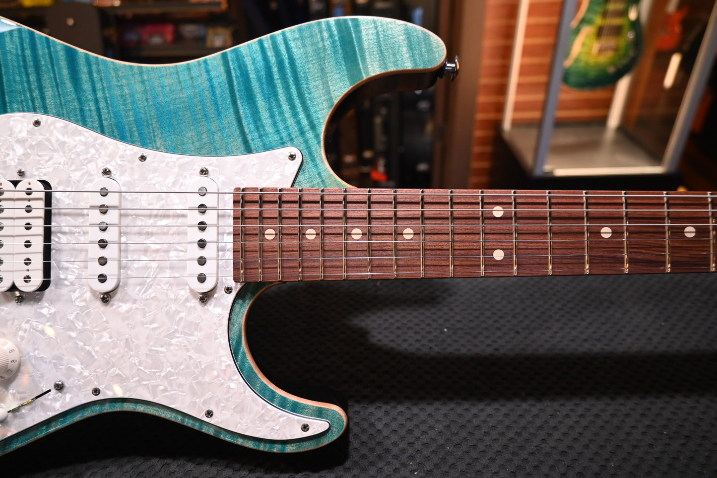 Suhr Standard Plue Pau Ferro - Bahama Blue Guitar #6096 - Danville Music