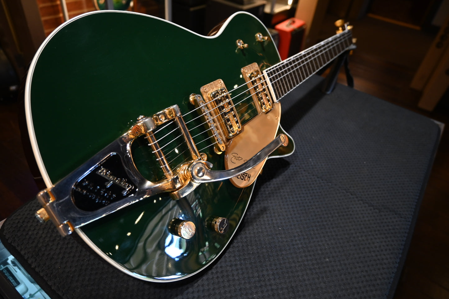 Gretsch Elliot Easton Bigsby G6128TEE - Cadillac Green Guitar #2716 - Danville Music