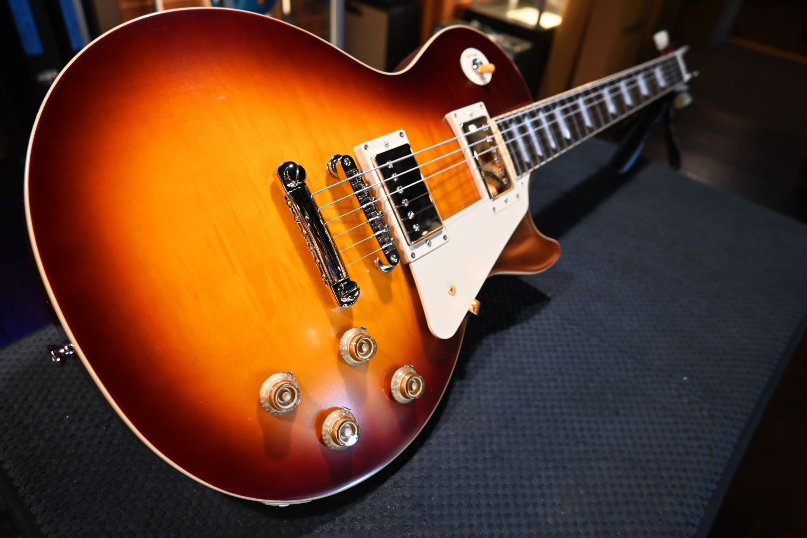 Epiphone Inspired by Gibson Custom 1959 Les Paul Standard Reissue - Deep Cherry Sunburst Guitar #6972 - Danville Music