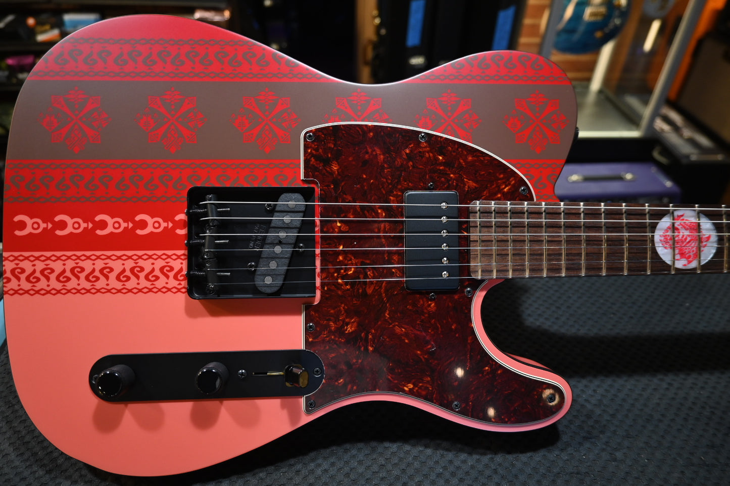 Fender Monster Hunter Rathalos Telecaster - Rathalos Red Guitar #3241 - Danville Music
