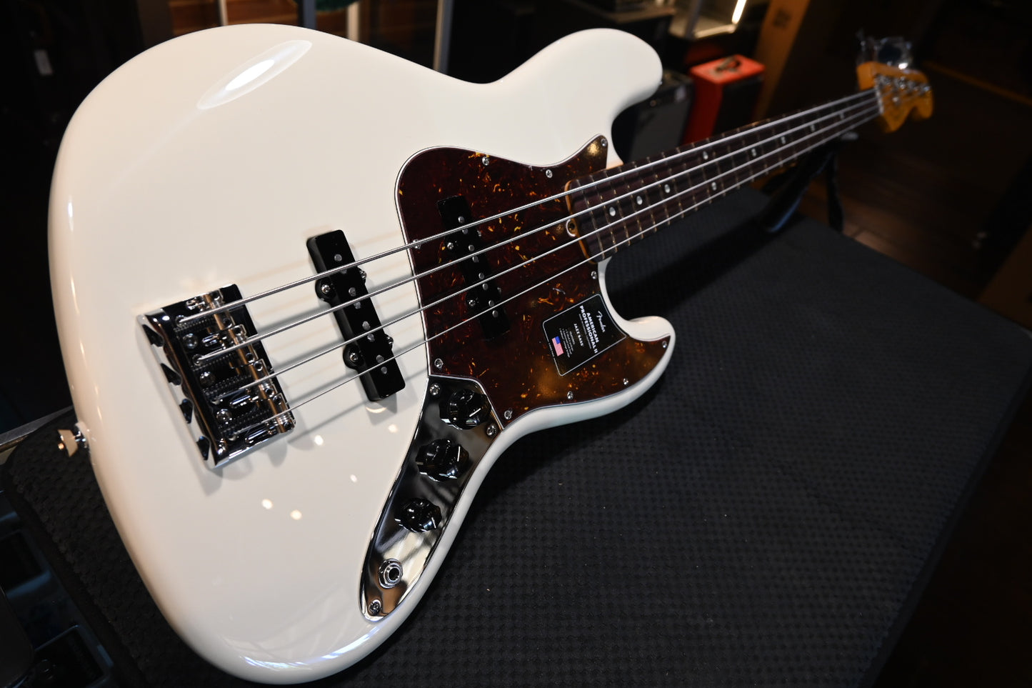 Fender American Professional II Jazz Bass - Olympic White Bass #4036 - Danville Music