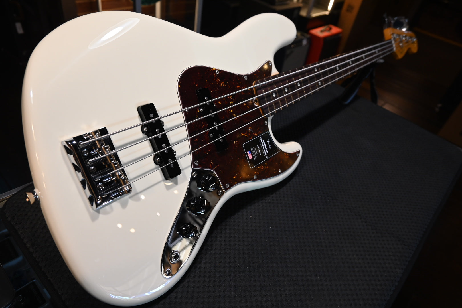Fender American Professional II Jazz Bass - Olympic White Bass #4036 - Danville Music