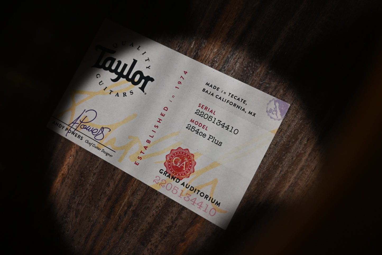 Taylor 254ce Plus 12-String Guitar #4410 - Danville Music