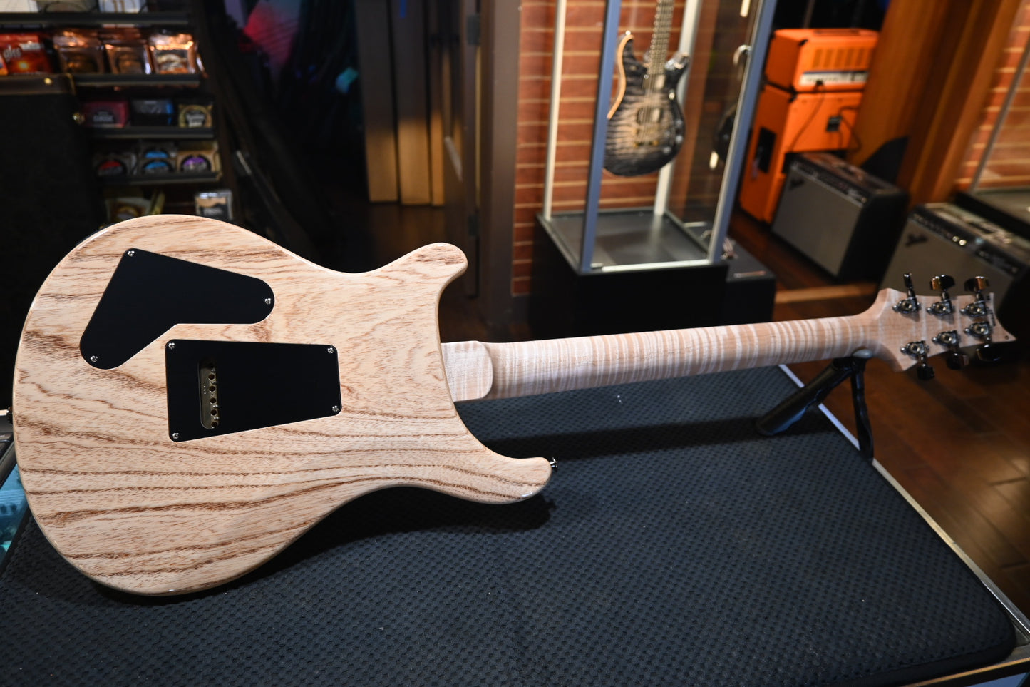 PRS Wood Library Special Semi-Hollow 10-Top Quilt Swamp Ash - Blue Fade Guitar #5198 - Danville Music