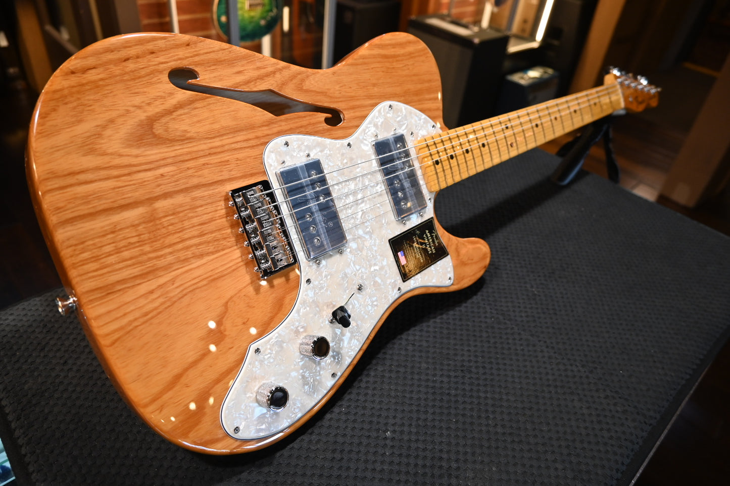 Fender American Vintage II 1972 Telecaster Thinline - Aged Natural Guitar #5565 - Danville Music