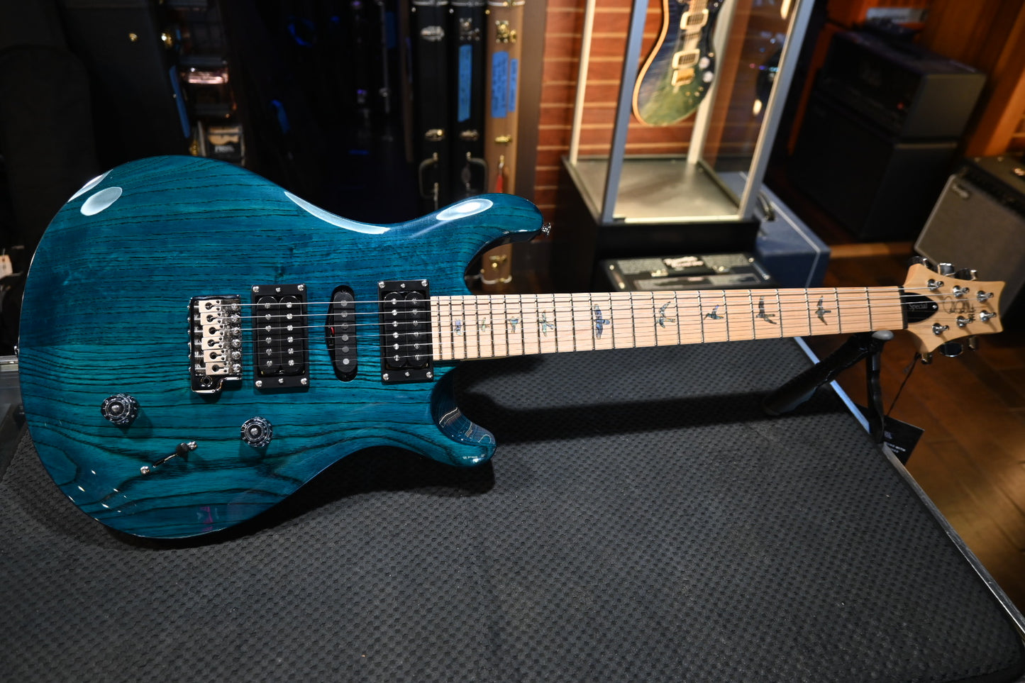 PRS SE Swamp Ash Special - Iri Blue Guitar #7192 - Danville Music