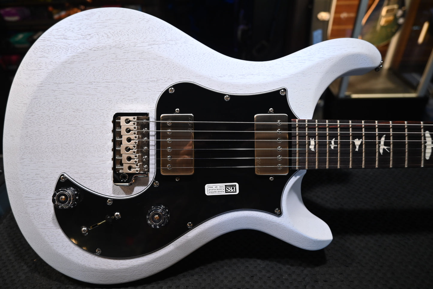PRS S2 Standard 22 Satin - Pearl White Guitar #1444 - Danville Music