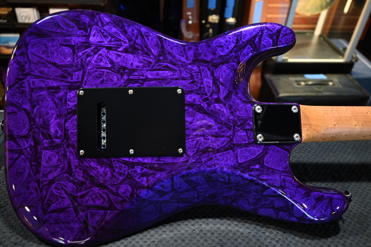 Suhr Custom Classic S - Purple Web Guitar #1218 - Danville Music