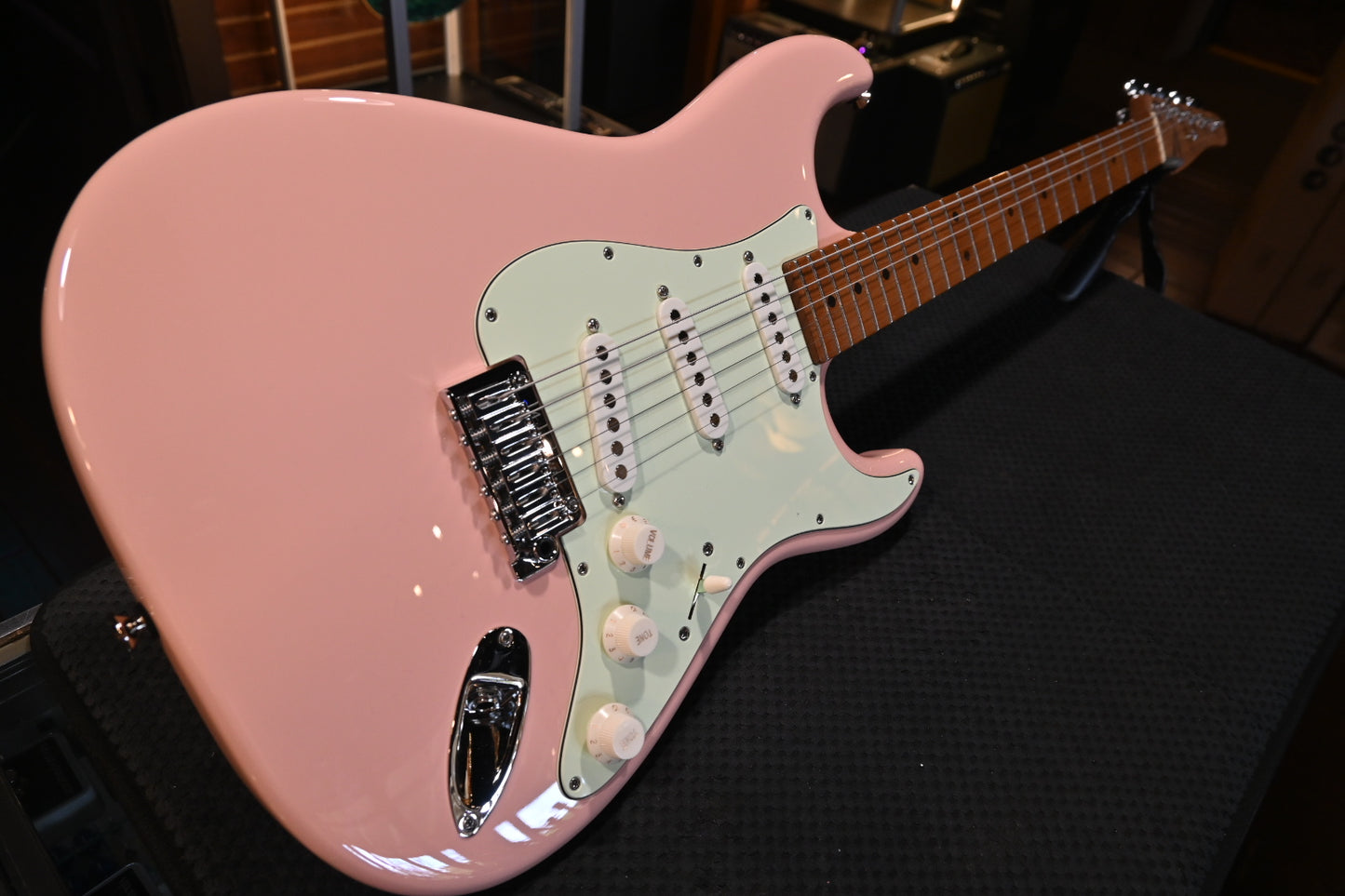 Tom Anderson Icon Classic - Shell Pink Guitar #124M - Danville Music