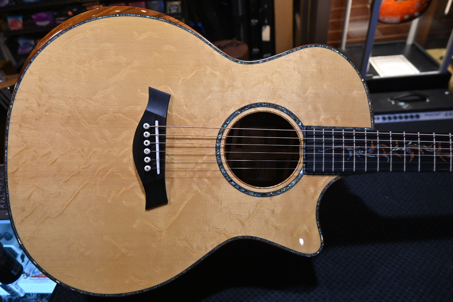 Taylor Custom GA Grand Auditorium Catch #27 Bearclaw Spruce/Bocote Guitar #4124 - Danville Music