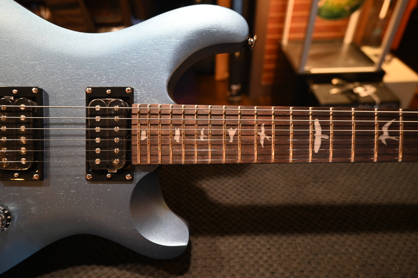 PRS SE CE 24 Standard Satin - Ice Blue Metallic Guitar #5352 - Danville Music
