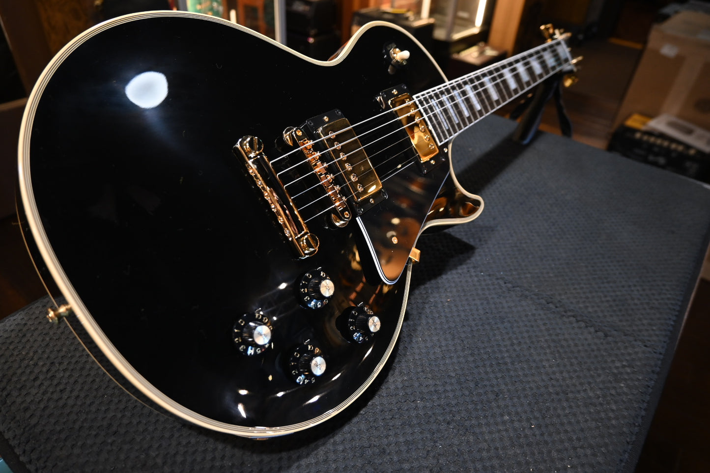 Gibson Custom Shop 1968 Les Paul Custom Reissue Gloss - Ebony Guitar #9218