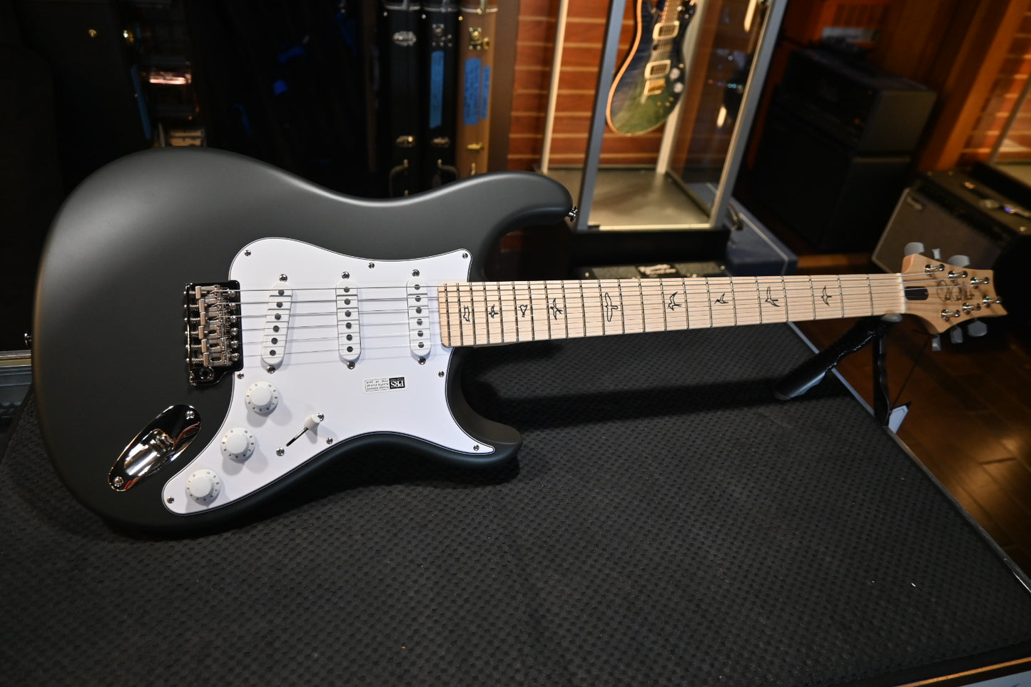 PRS Silver Sky Maple - Faded Black Tee Satin Guitar #4451