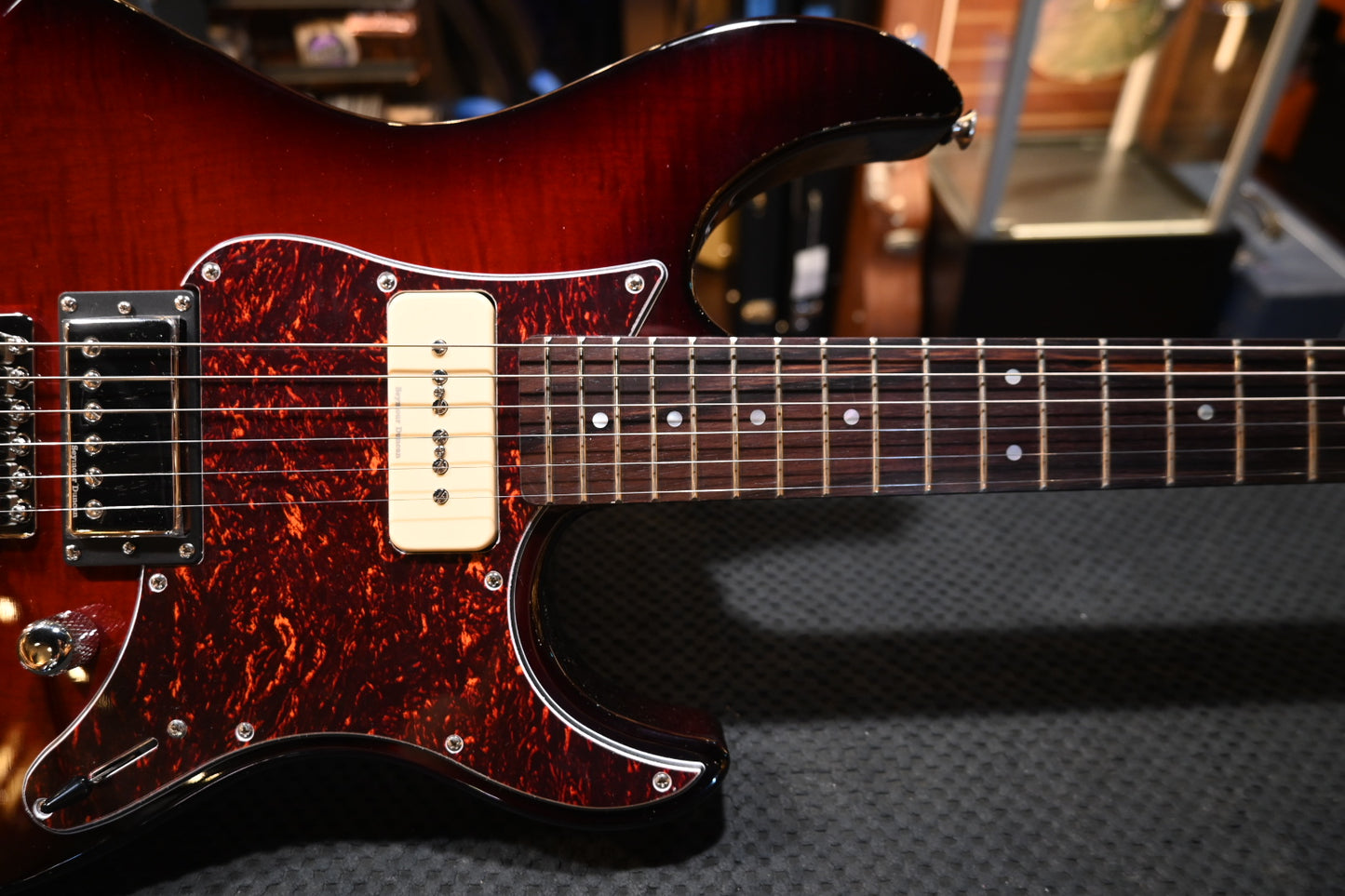Yamaha Pacifica PAC611VFM - Dark Red Burst Guitar #3098