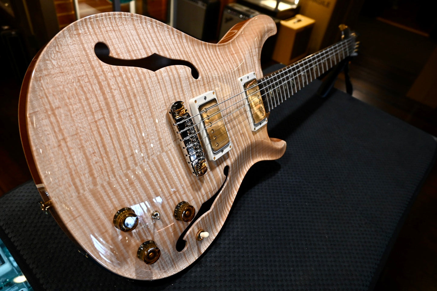 PRS Wood Library Hollowbody II Piezo Rosewood Neck - Natural Guitar #4367 - Danville Music