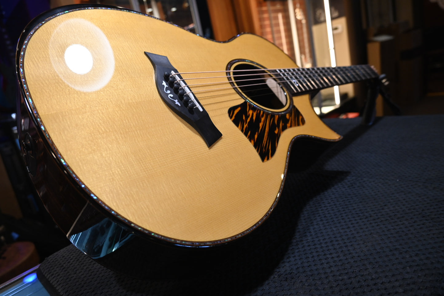 Taylor Custom Select 912ce 12-Fret Lutz Spruce/Rosewood Guitar #4109 - Danville Music