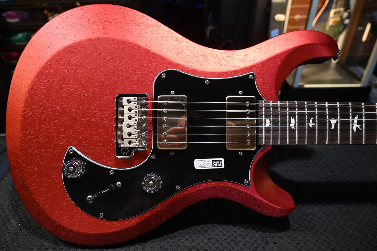 PRS S2 Standard 24 Satin - Red Apple Metallic Guitar #1450 - Danville Music