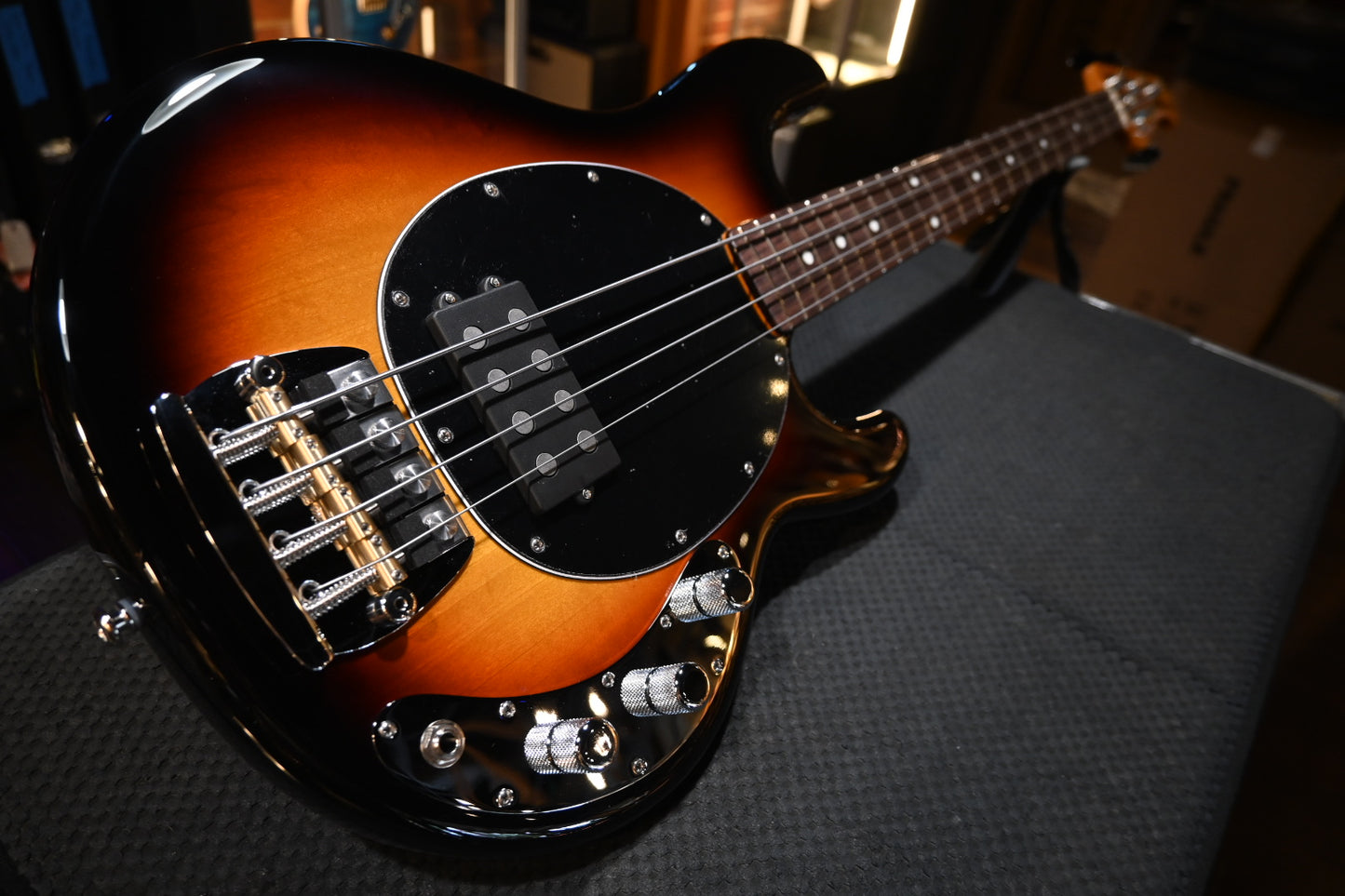 Music Man Pino Palladino Fretted - 79 Burst Bass #0794 - Danville Music