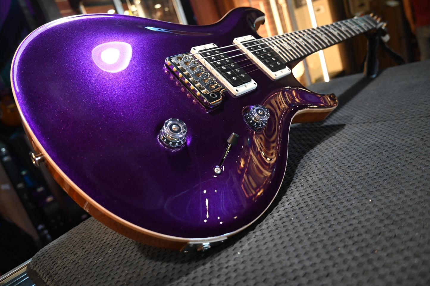 PRS Customer 24 - Violet Metallic/Natural Back Guitar #6273 - Danville Music