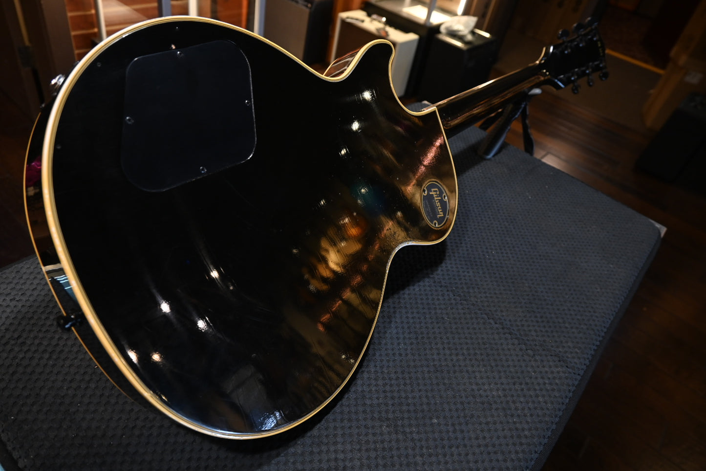 Gibson Custom Shop Kirk Hammett 1989 Les Paul Custom Murphy Lab Aged Nitro - Ebony Guitar #KH114 - Danville Music