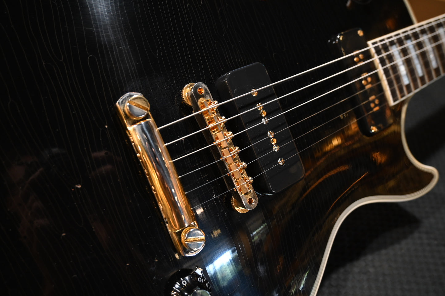 Gibson Custom Shop 1954 Les Paul Custom 2020 Relic - Ebony Guitar #0045