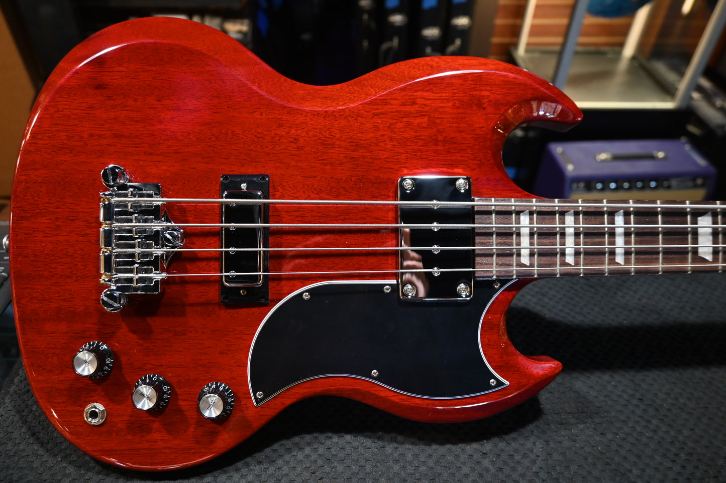 Gibson SG Standard Bass - Heritage Cherry Bass Guitar #0320 - Danville Music