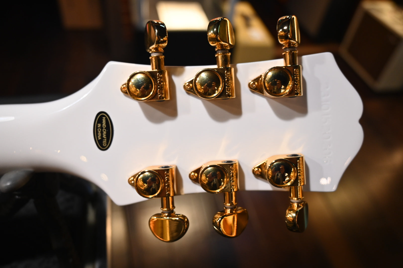 Epiphone Les Paul Custom - Alpine White Guitar #0206 - Danville Music