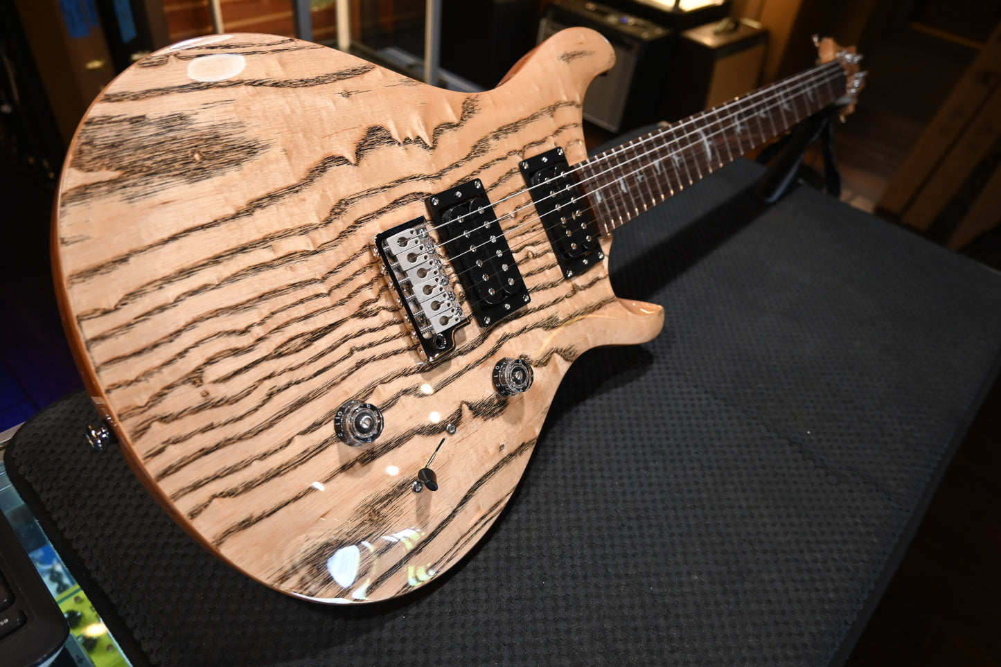 PRS SE “Exotic” Custom 24 Swamp Ash Limited Edition - Natural Guitar #6238 - Danville Music