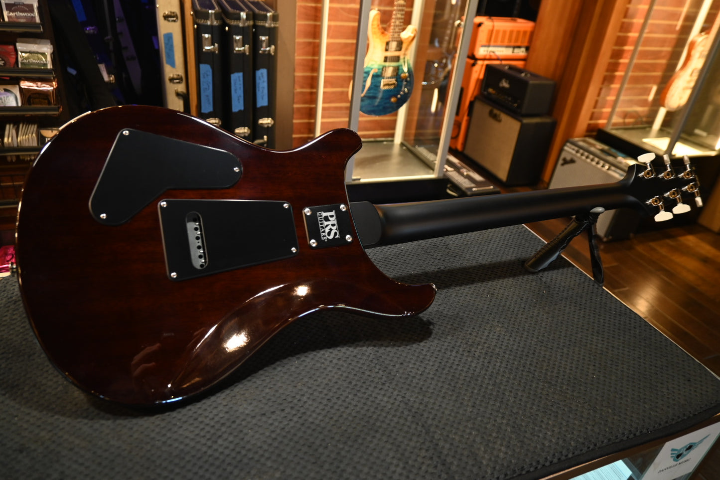 PRS Wood Library CE 24 Quilt - Tortoise Shell Guitar #2514 - Danville Music