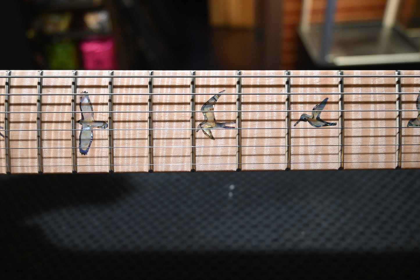 PRS Wood Library Special Semi-Hollow 10-Top Quilt Swamp Ash - Blue Fade Guitar #5198 - Danville Music