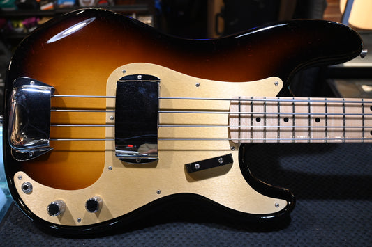 Fender Custom Shop Vintage Custom 1957 P Bass - Wide Fade 2-Color Sunburst Guitar #1409 - Danville Music
