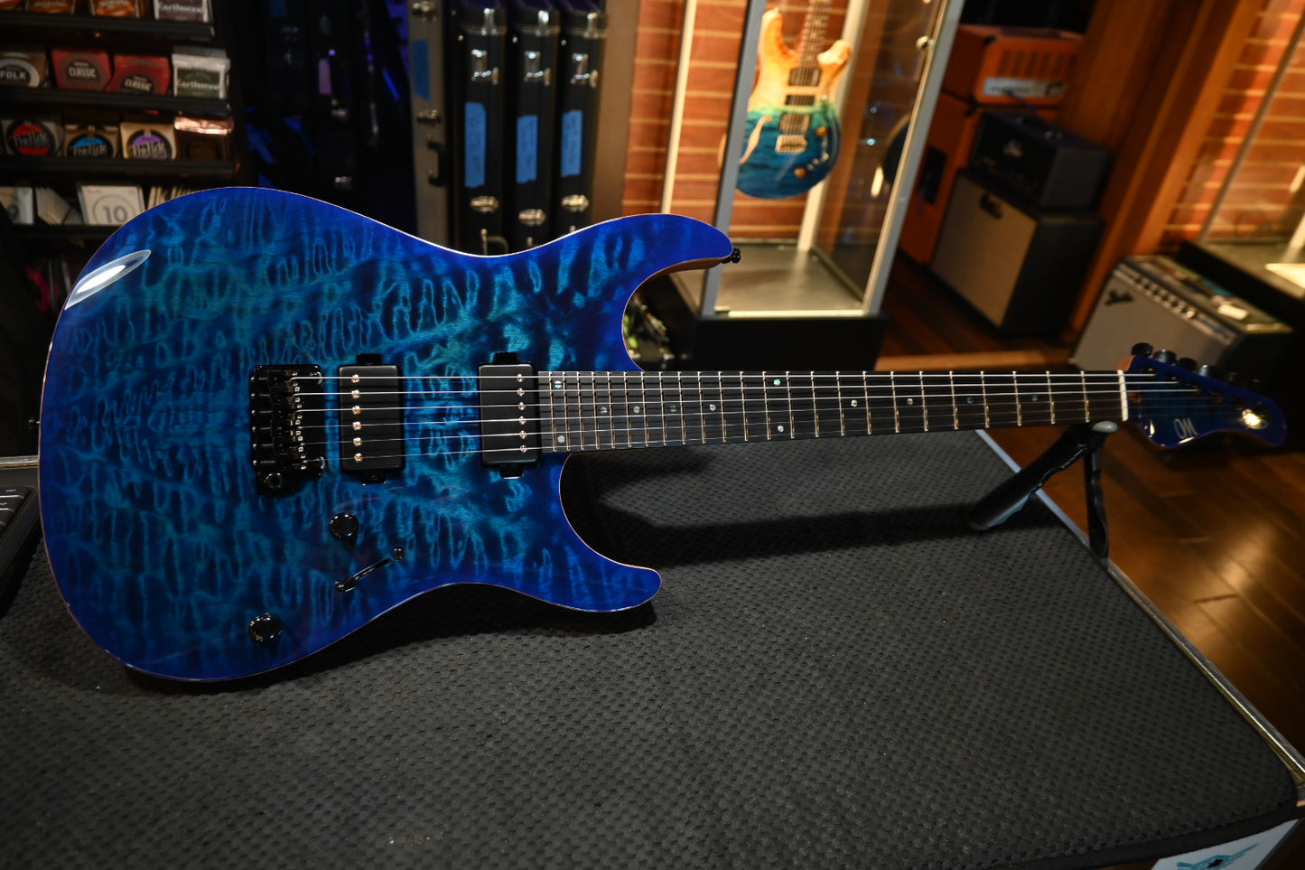 Mayones Aquila Elite S 6 - Infinite Blue Guitar #5603 - Danville Music