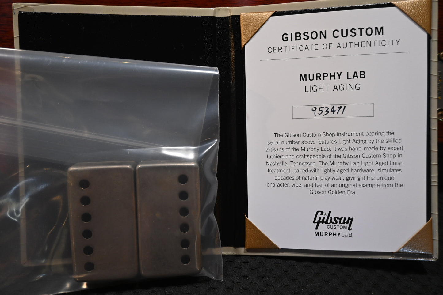 Gibson Custom Shop 1959 Les Paul Standard Reissu BOTB 78 Murphy Lab Light Aged - Cherry Sunburst Guitar #3471 - Danville Music