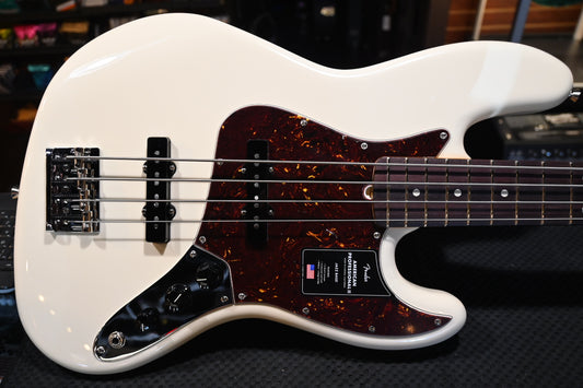 Fender American Professional II Jazz Bass - Olympic White Bass #4036 - Danville Music