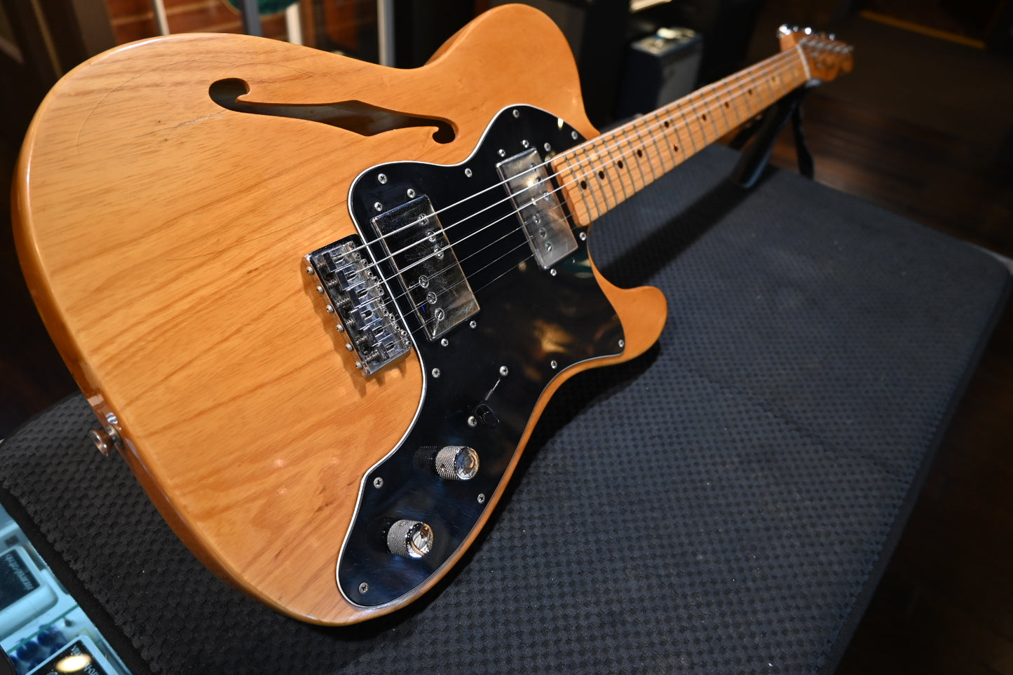 Fender Telecaster Thinline 1974 - Natural Guitar #0846 - Danville Music