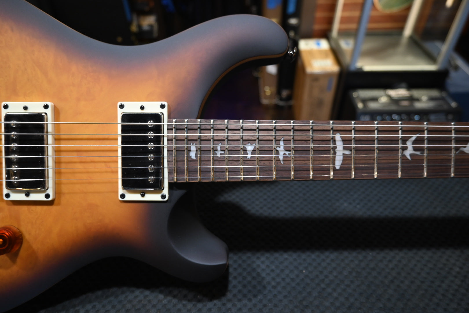 PRS SE “Exotic” DGT Laurel Burl Limited Edition - McCarty Tobacco Burst Guitar #8785 - Danville Music