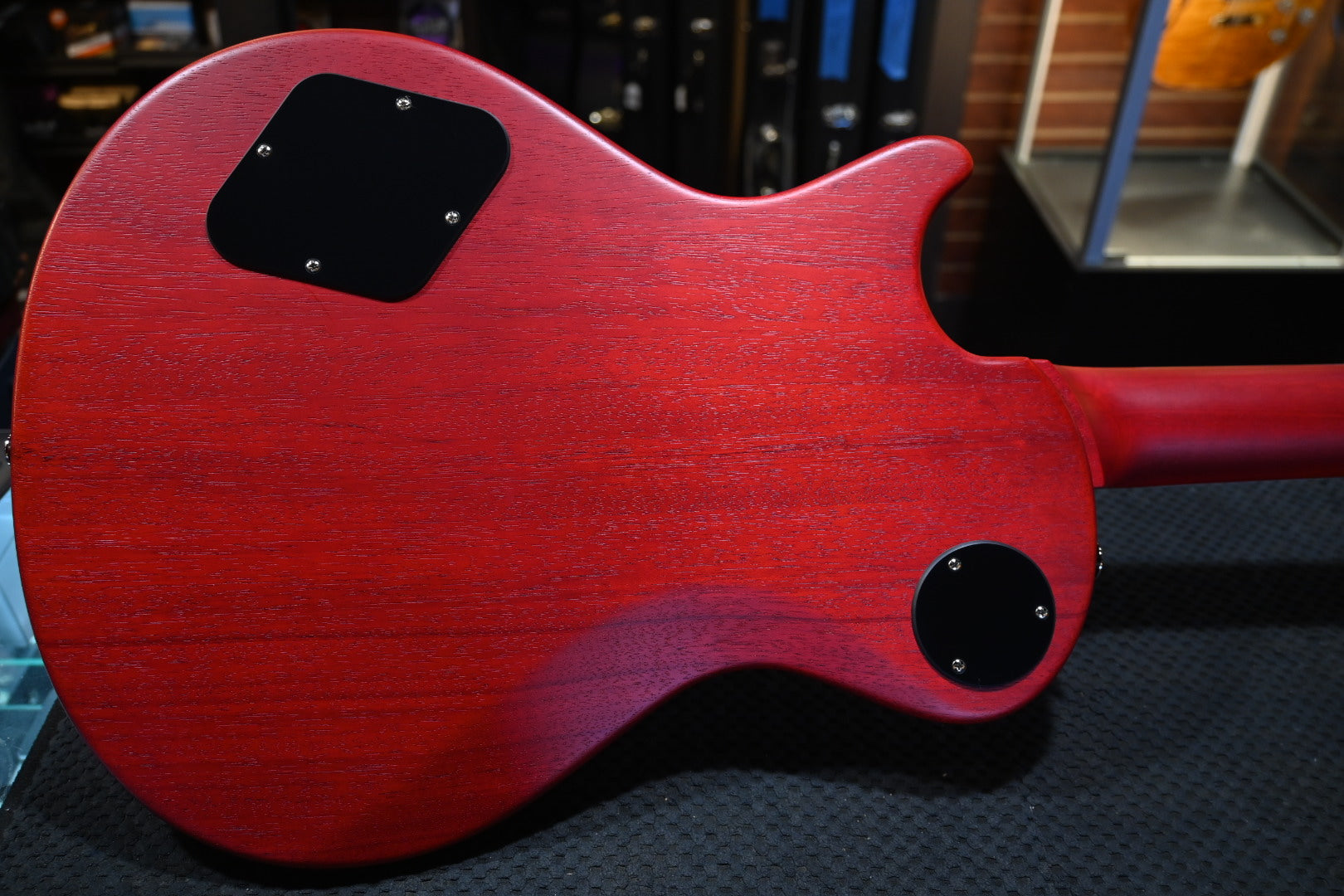 PRS S2 Wood Library McCarty SC 594 Single-Cut Quilt - Faded Gray Black Cherry Burst Satin Guitar #9907 - Danville Music