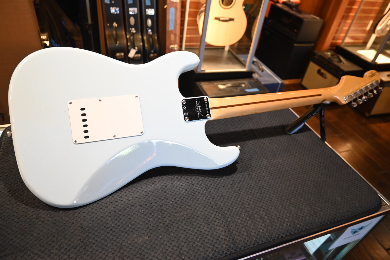 Fender Custom Shop 1957 Stratocaster Time Capsule Finish - Aged Sonic Blue Guitar #4757 - Danville Music