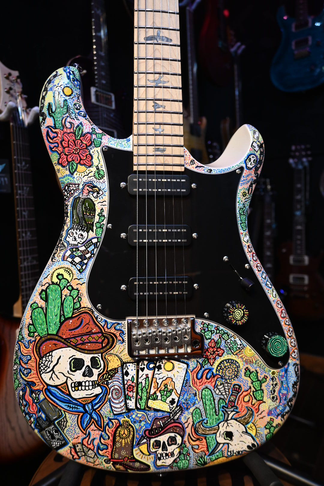 PRS SE NF3 Danville Music X Rosati “Bone Orchard” Edition - Pearl White Guitar #4871 - Danville Music