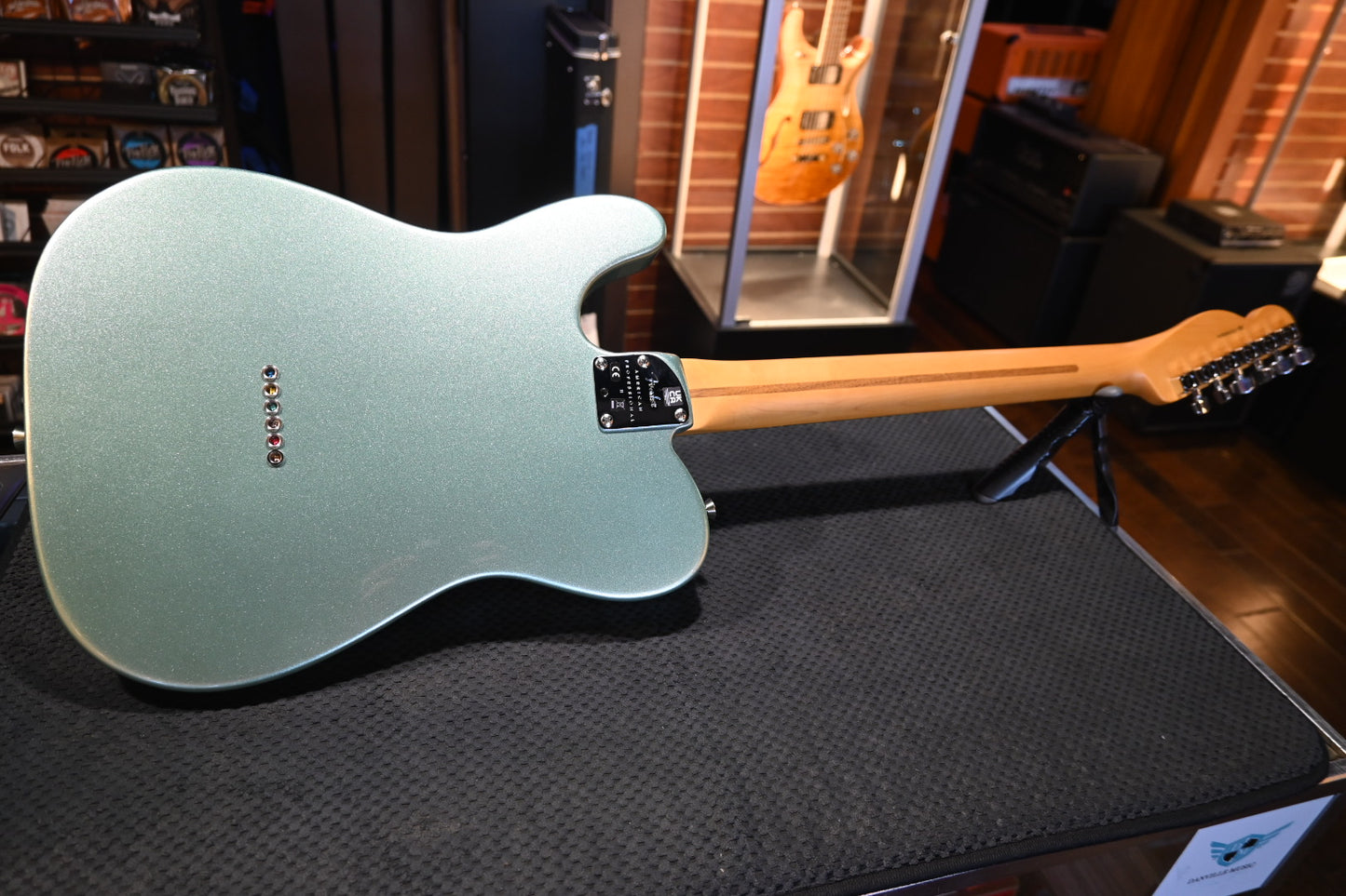Fender American Professional II Telecaster 2023 - Mystic Surf Green Guitar #5274 - Danville Music