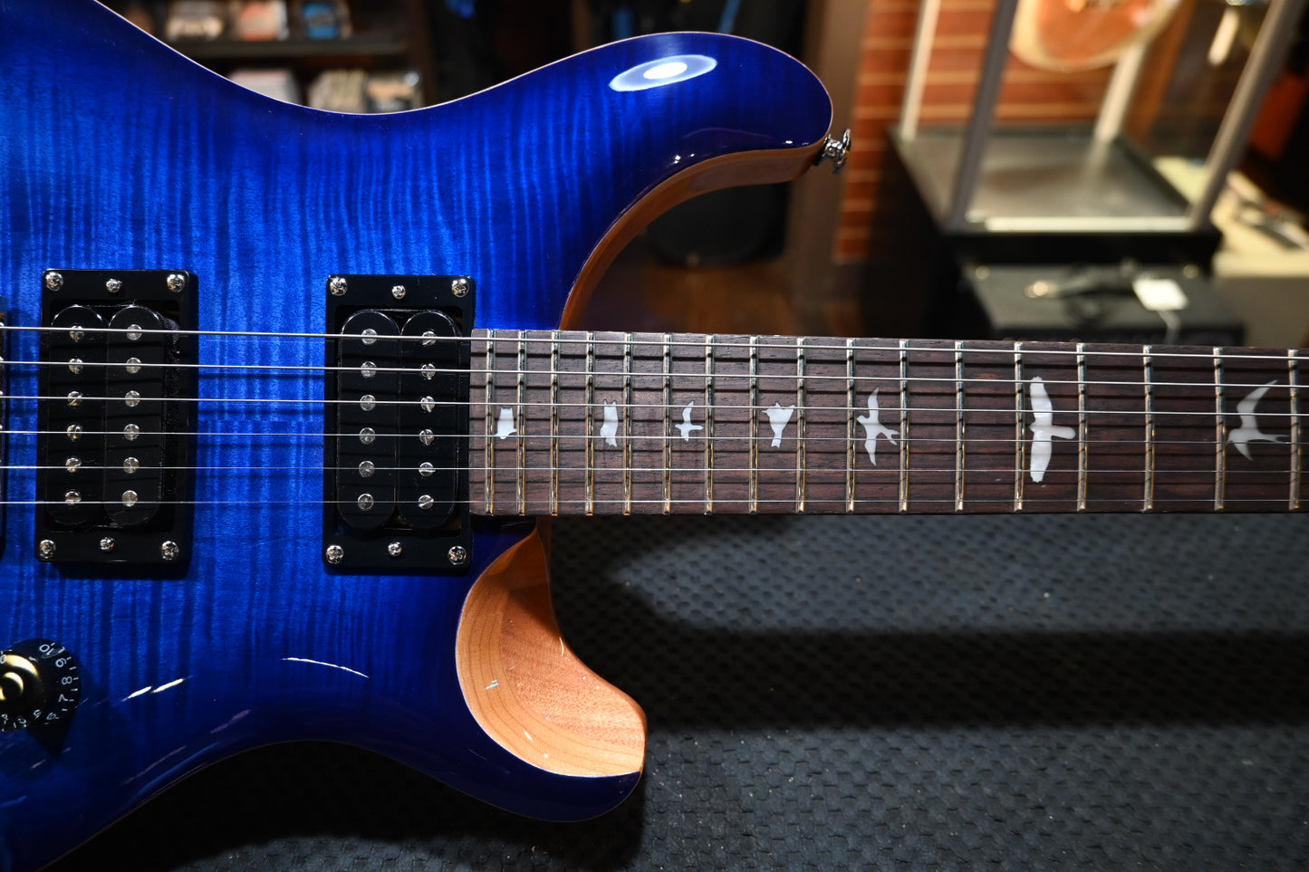 PRS SE Custom 24 - Faded Blue Burst Guitar #3425 - Danville Music