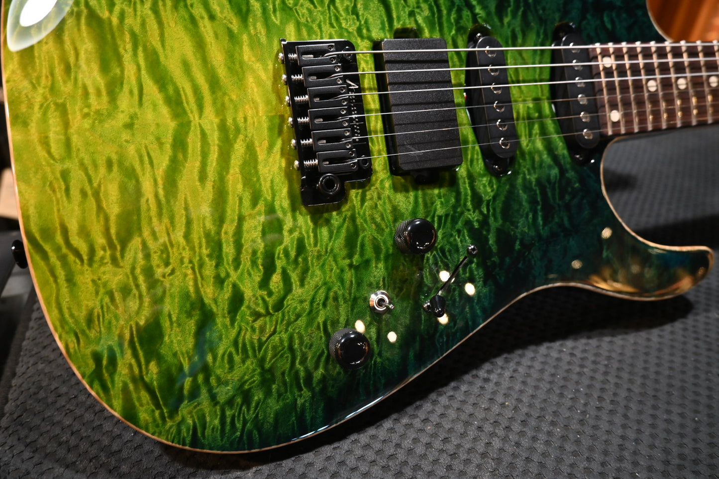 Tom Anderson Angel 2022 - Gamma Green WakeSurf Guitar #022A - Danville Music