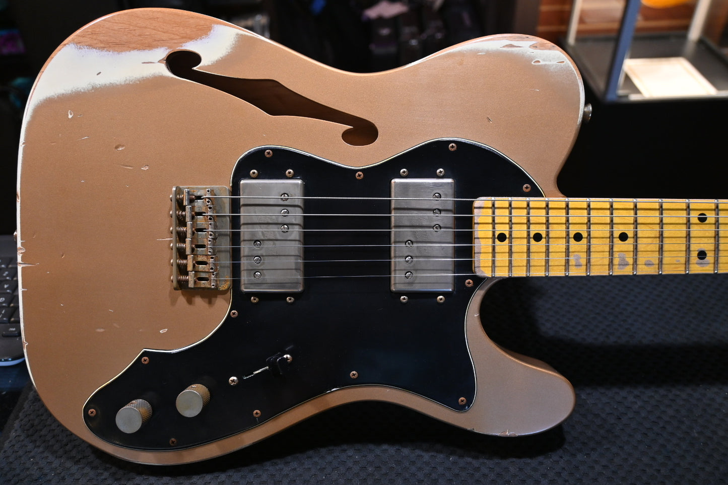 Nash T-52 Thinline Relic - Gold #O410 PRE-OWNED - Danville Music